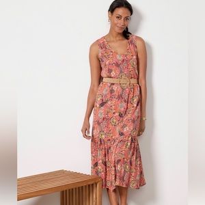 Evereve Brielle Midi Dress Size Medium